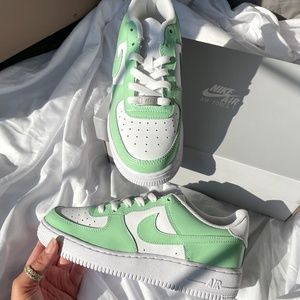 Nike Air Force 1 Spruce Aura Custom